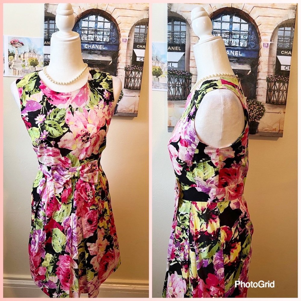 Floral dress by Helene Berman Size 2